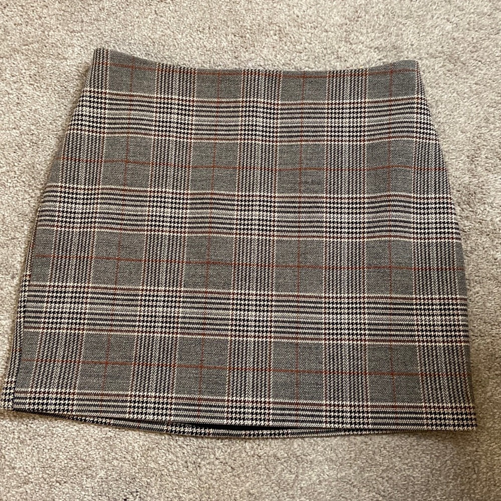 Express Plaid Mini Skirt Size 6